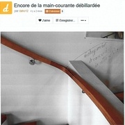 Arête la plus visible des quatre,  ici parfaitement raccordée