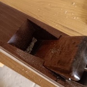 Copeau bloqué dans la mortaise