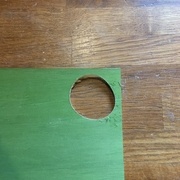 ... puis découpe de la pastille