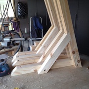 les soutiens du toit côté outils