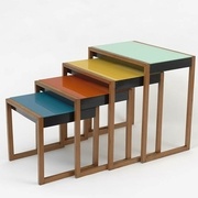 Tables gigognes bauhaus  par Josef Albers  1927   https://www.plumetismagazine.net/event/esprit-bauhaus-arts-decoratifs/