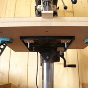 Table montée vue de dessous