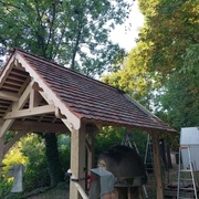 Côté vieilles tuiles : vu le nombre de tuiles inexploitables il nous en a manqué un grand pan au final...