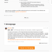 Témoignage sur une fiche école