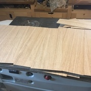 Découpe des placages