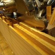 pour la seconde planche je fais le réglage sur la première planche