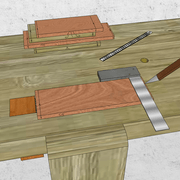 1/ Tracer les abouts de pièces .