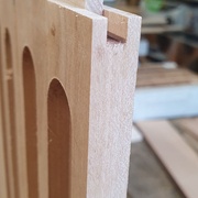 Centre du plateau avec sa rainure