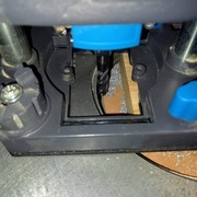 Première passe sur environ 0,5 mm de profondeur et de largeur