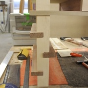 Emboitement, quelques petits soucis d'équerrage, je sais pas si c'est visible, mais c'est correct