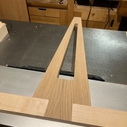 Et après avoir usiné la traverse avec la forme complémentaire ...