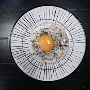 Oeuf à la fourme d'Ambert...