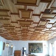 Un plafond à couper le souffle, forteresse de Turku, Finlande