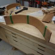 Dossier à la sortie du collage.