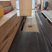 zero clearance plate chêne