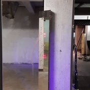 L'étroite bande par laquelle doivent passer les lasers