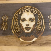 Assemblage sur cale tendue à  la colle de nerf/os après mise sous presse & séchage