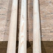 Débit carré puis "faux arrondi" des traverses à la toupie