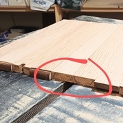 Correction de l'erreur éventuelle d'équerrage de la scie sous table