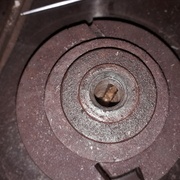 L'arbre taraudé et la rainure pour clavette ?