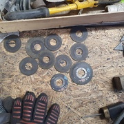 Une partie des disques usés !