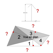 **A/** vue en plan