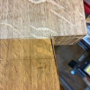 Premiere merdouille pour la dernière phase, la coupe à travers... coup de chance, on. reste dans le gras