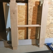 Petit bois déjà collé pour la 2ème étape