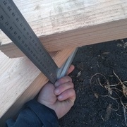 report des tracés avec l'équerre