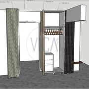 sans les portes battantes (que les parties fixes)