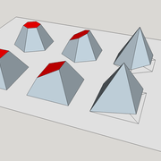 **1/ Les troncs de pyramides :**