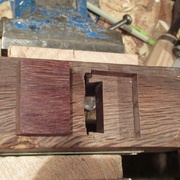 La défonce terminée avec l'insert