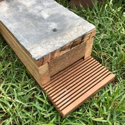 Nichoir à chauve-souris - frène thermo et ardoise