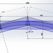 Découpes courbes des cintres dans des planches