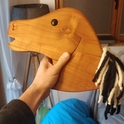 ... et on commence la crinière...