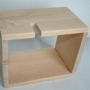 petit rectangle 1 entaille en bouleau