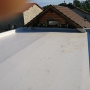 Après pose l'isolation et de l'étanchéité