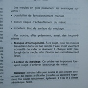 Meules naturelles (Manuel de sciage et d'affûtage)