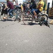 festival électriquement alimenté par pédalage !