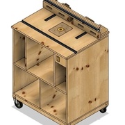 Défonceuse sous table (élévateur électrique)
