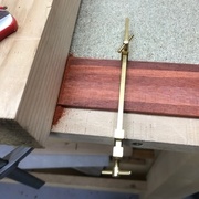 Terminé. Je m'arrête bien avant la profondeur à atteindre pour éviter de descendre au delà des 4,5mm.