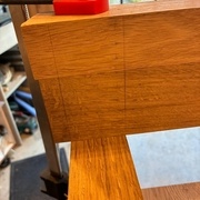 On remonte les intersections, ET ON REPERE LES PIECES AVEC LE PAREMENT MAINTENANT