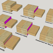 **Défauts de sciages des arasements de tenons :**