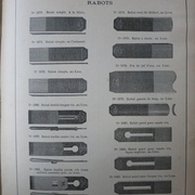 Fers de rabots, catalogue Peugeot Frères 1904