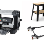 Raboteuse Shinko DH330 (2024) + chariot mobile et châssis HBM — plaquettes carbure réversibles