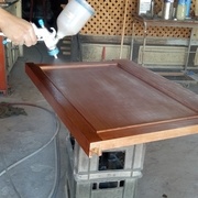 Dernière couche verni