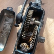 Intérieur de la chignole, son mécanisme