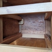 Glissières rapportées, feuillurées