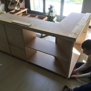 3. Recopie sur la pièce finale à l'aide d'une fraise à affleurer