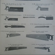 Peugeot Frères, 1904, scies à main égoïnes